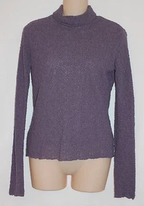J. Jill Purple Stretch Long Sleeve Turtleneck Top Size XS - Picture 1 of 4