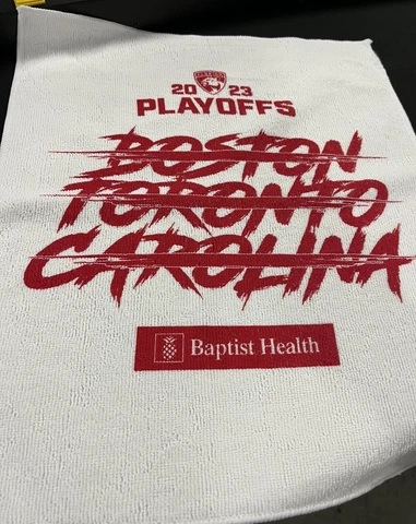 NHL Florida Panthers Stanley Cup Final 2023 Rally Towel Game 4 Cover