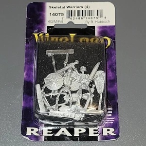Reaper Miniatures Warlord: Skeletal Warriors (4) NiB 14075 Old School - Picture 1 of 3