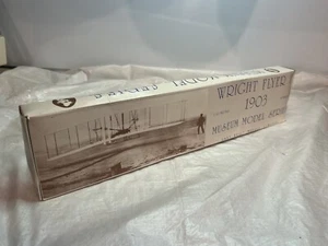 RARE NIB ORIGINAL 2003 EASY BUILT MODELS WRIGHT FLYER INK-ON-WOOD KIT D-10 24"WS - Picture 1 of 5