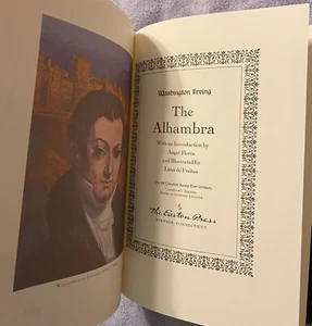 Easton Press The Alhambra by Washington Irving 100 Greatest Series Leather - Picture 1 of 8