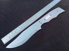 10" HAND MADE chopper tanto spring steel hunting knife blank blade 6973,,