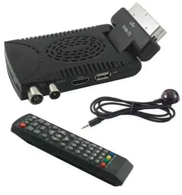 Decoder Digitale Terrestre HD Presa Scart 180° Tv Mini DVB T2 USB E HDMI - Immagine 1 di 4