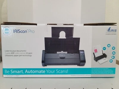 IRIScan v5Pro Portable Duplex Document Color Scanner USB 20PPM - Image 1 of 4