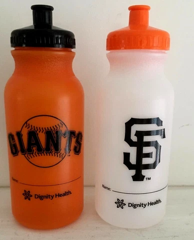 San Francisco Giants Lot 2 Water Bottle - 16 ounce    SGA Dignity Health Cover
