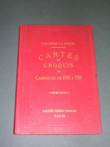 Militarias cartes et croquis Campagnes de 1589 à 1789 30 cartes + explications - Bild 1 von 7