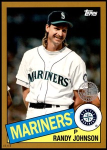 Randy Johnson 2020 Topps 1985 35th Anniversary Series 2 5x7 Gold #85TB-42 /10