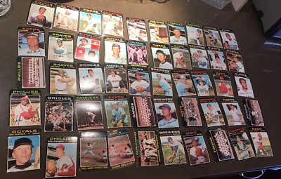 Topps Brick Of 50 1971 Baseball Cards #129-#339 (partial) F-VG - Image 1 of 4
