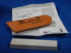 Dan's Whetstone Company, Hard Arkansas Stone w leather case - Picture 1 of 7