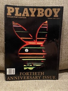 Playboy Magazine January 1994 40th Anniversary Issue