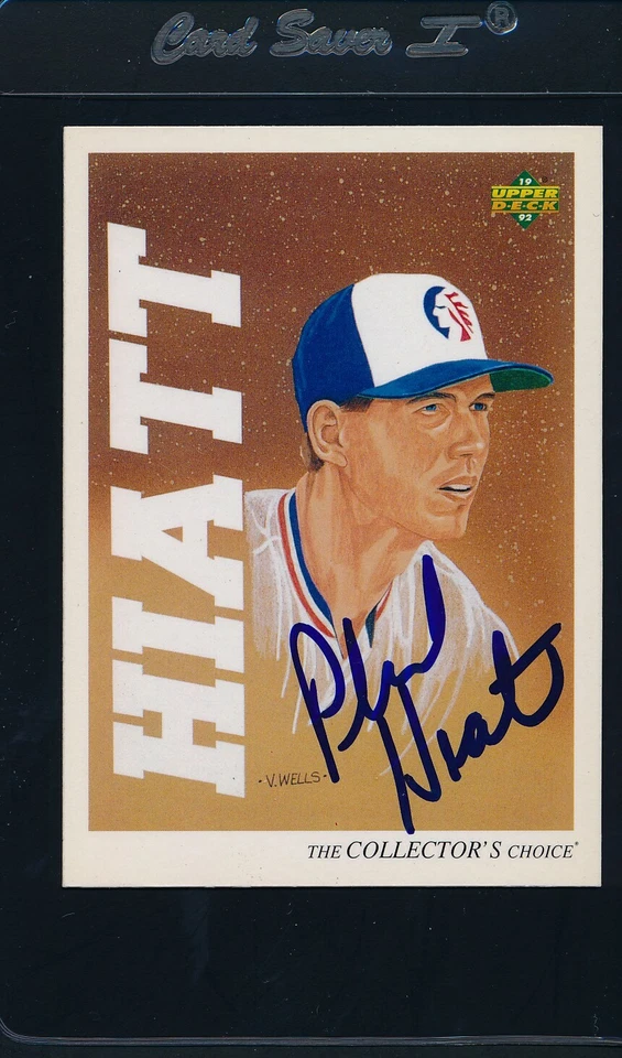 1992 Upper Deck Prospects #45 Phil Hiatt Royals Signed Auto *25542 - Image 1 of 1