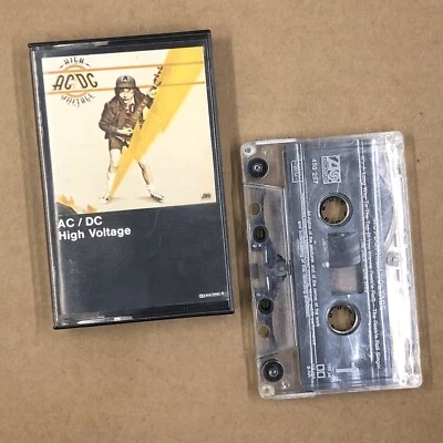 ACDC Cassette Tape HIGH VOLTAGE BON SCOTT ITS A LONG WAY TO THE TOP EU RELEASE - Image 1 of 4