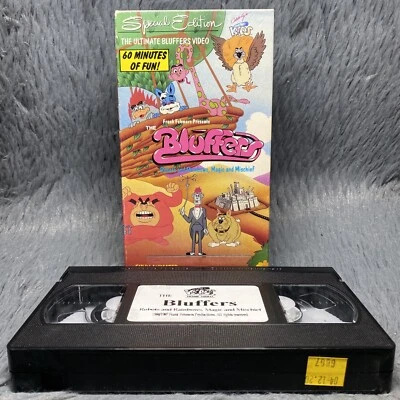 The Bluffers VHS Robots & Rainbows, Magic And Mischief Celebrity’s Just For Kids - Image 1 of 4