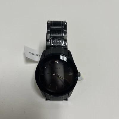 Relic Rylan ZR77271 Men's Black Analog Dial Quartz Watch (Box Dented) - Image 1 of 4