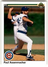 1990 Upper Deck Paul Assenmacher #660 Chicago Cubs
