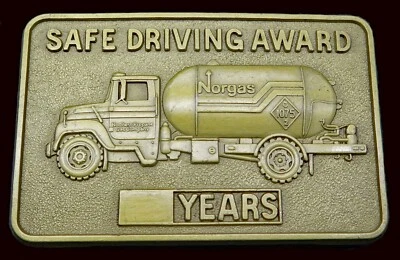 Hebilla de cinturón Norgas Truck Safe Driving Award Foto 1 de 3