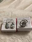 Avon Crushed Abalone Teardrop Earrings And Ring (6), Set, 2020, Unused/In Boxes.
