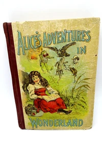Antique 1903 Alice's Adventures in Wonderland Book Illustrated Rare Conkey Ed HC - Imagen 1 de 12