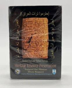 SEALED Heritage Resource Preservation Playing Cards Iraq Afghanistan US Military - Picture 1 of 5