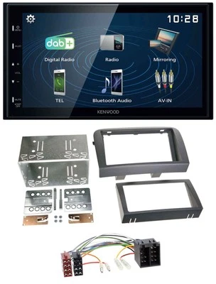 Kenwood 2DIN Bluetooth MP3 USB DAB Autoradio für Fiat Croma (ab 2005) - Bild 1 von 4