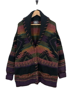 Suéter de Colección Woolrich Tribal Azteca Mantón Cuello Mujer’s Mediano Foto 1 de 4