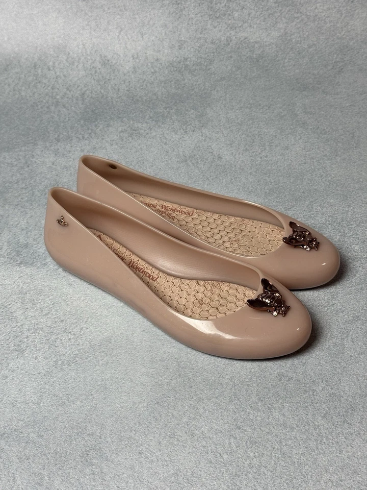 Vivienne Westwood Anglomania Melissa Pisos Ballet Goma Rosa Talla 41 Foto 1 de 4