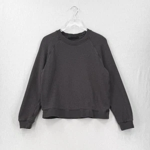 JENNI KAYNE Saturday Sweatshirt Damen Small anthrazit grau Langarm Rundhalsausschnitt - Bild 1 von 12