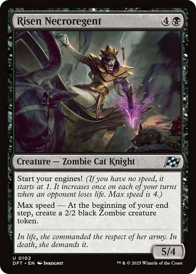 x1 Risen Necroregent - Aetherdrift - NM - MTG - Image 1 of 1