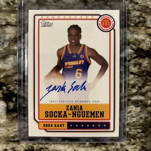 2024 Topps Chrome McDonald’s ZANIA SOCKA-NGUEMEN All American Auto RC UCLA - Picture 1 of 2