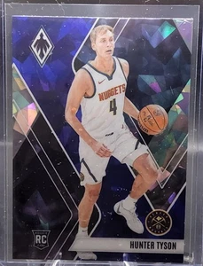 2023-24 Panini Phoenix - Rookies Hunter Tyson #262 Blue Ice Prizm Denver Nuggets - Picture 1 of 2