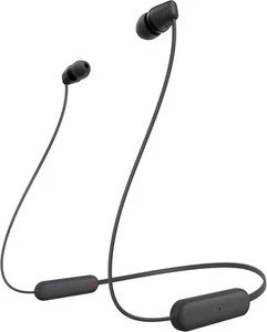 Słuchawki bezprzewodowe douszne Sony czarne - WI-C100/BZ - Zdjęcie 1 z 1