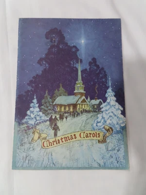 VTG 1950s Christmas Carols Songbook Advertisement H.O. TRERICE Detroit, MIchigan - Image 1 of 4