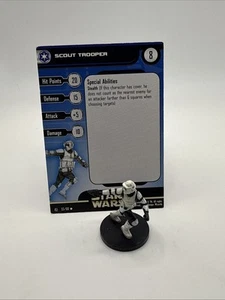 Star Wars Miniatures REBEL STORM Scout Trooper 33/60 with card - Picture 1 of 1