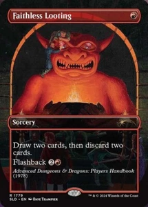MTG Faithless Looting Secret Lair Drop Series Regular - Picture 1 of 1