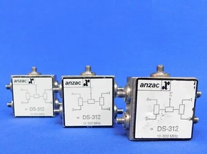 ANZAC DS-312 RF Microwave Splitter 0.85dB Insertion Loss 10MHz - 500MHz Untested - Picture 1 of 4