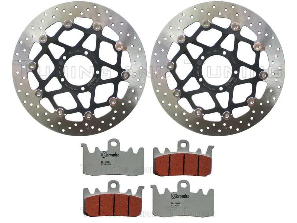 Disque frein avant + Plaquettes SC POUR DUCATI MONSTER 821/DARK/STRIPE 2015>2017 - Photo 1/1