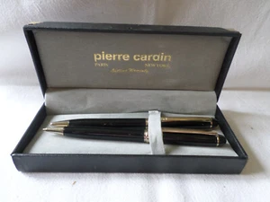 Pierre Cardin Paris New York Chrome Pen Set in Case - - Picture 1 of 8