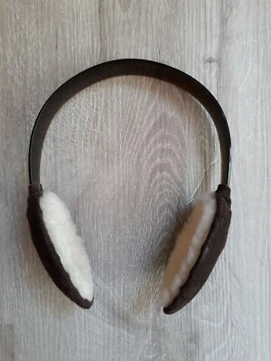 De colección Ropa de esquí EE. UU. Marrón con piel tostada Oreja Manguito Banda para la cabeza Talla Única 19” De extremo a extremo Foto 1 de 4