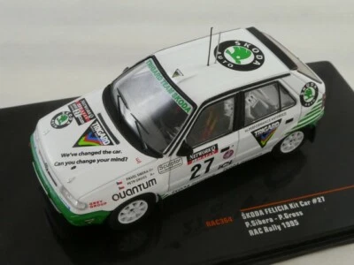 IXO Skoda Felicia Kit Car #27 Sibera Rally RAC Lombard 1995 1/43 RAC364 - Immagine 1 di 3