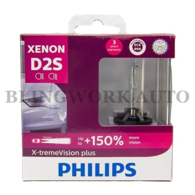 2PC AUS PHILIPS D2S GEN 2 X-treme Vision + 150 % Xenon HID Headlight Bulb xtreme - Image 1 of 4