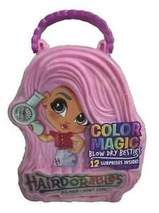 Hairdorables Collectible Small Doll Color Magic Blow Dry Besties Series 6 Pink - Picture 1 of 7