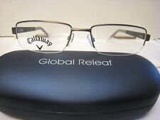 CALLAWAY TRAIL HEAD style in BROWN Eyeglasses 52-17-140-29v  W/Case DEMO