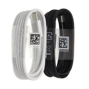 Genuine type C charger cable for Samsung S8/S9+ - Black/white - Picture 1 of 5