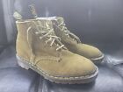 Dr. Martens 101 Made In England Mens Olive Green Suede Boots Uk8 Us9 Airwalk