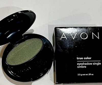 Avon True Color Eyeshadow Single CELADON E504 ~ w/ Satin ~Shimmer .09 oz NOS Box - Image 1 of 2