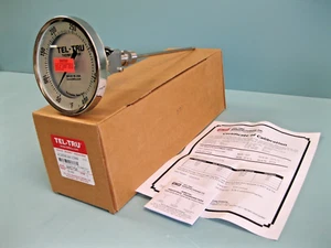 NUEVO 1/2" NPT Tel-Tru 50-400F° Termómetro Ángulo Ajustable 5" Dial 9" Vástago A2 - Imagen 1 de 11