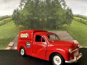 SAICO DIECAST 1:26 MORRIS MINOR RED ‘ OXO ‘ VAN - Picture 1 of 4