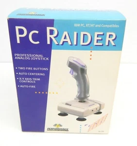 4B PC RAIDER Joy Stick Controller Performance Computer 1997 Analogico IBM PC MIB - Foto 1 di 3