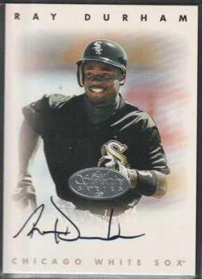 079, 1996 Leaf Signature, Original Autograph of Ray Durham, White Sox - Image 1 of 2