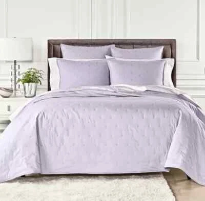 Sky 2 Piece Twin Tufted Coverlet Set Sham Lilac purple $200 MSRP - Image 1 of 4